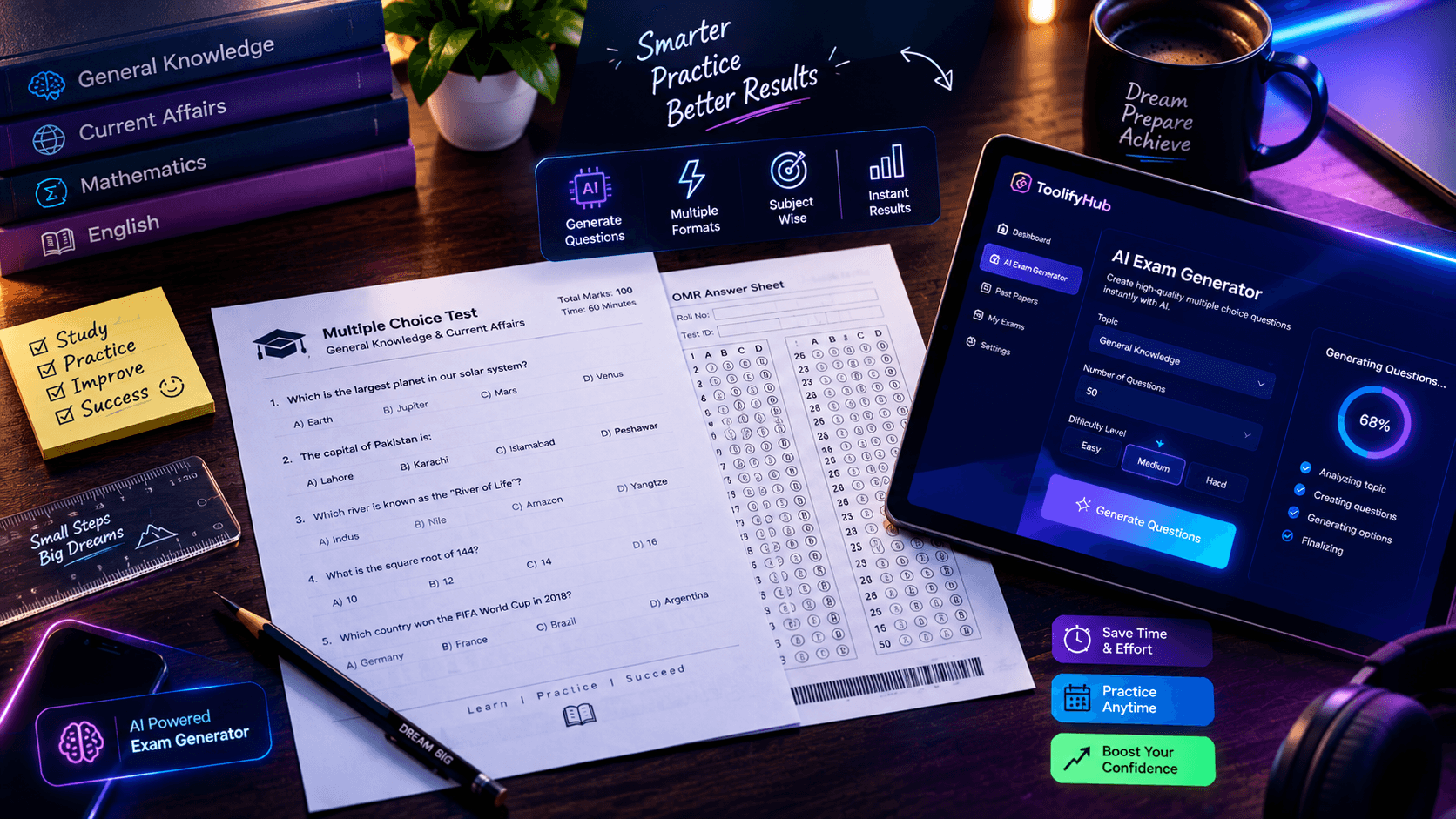 How to Generate Exam Test Papers with Answer Keys Online Free (BISE, CBSE & Global Boards Guide)