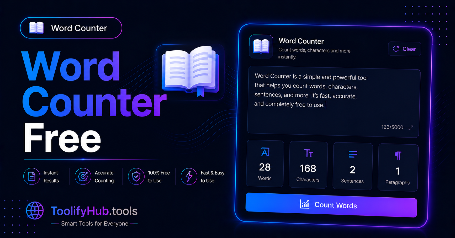 Free Word Counter Online — Count Words and Characters Instantly